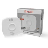 heat it 4512689, Détecteur de fumée Blanc
