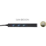 i-tec 3 ports USB-C Slim + Gigabit Lan, Hub USB Noir, LAN, ASIX AS88179, 125 mm, 29 mm, 15 mm