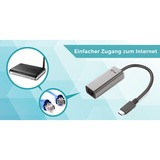 i-tec Adaptateur Gigabit Ethernet USB-C en métal, Adaptateur USB Gris