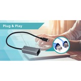 i-tec Adaptateur Gigabit Ethernet USB-C en métal, Adaptateur USB Gris