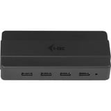 i-tec Concentrateur de charge USB 3.0 4 ports, Hub USB Noir, Adaptateur électrique inclus