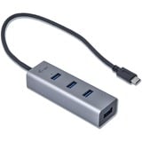 i-tec HUB USB-C en métal 4 ports Noir