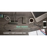 i-tec USB 3.0 Metal Charging HUB 7 Port, Hub USB 