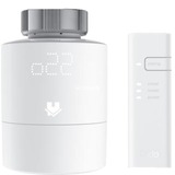 tado° Tête Thermostatique Intelligente Kit de Démarrage V3+, Thermostat de chauffage Blanc/Argent