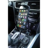 Ansmann Support XXL et adaptateur pour voiture, Chargeur Noir, 1500 mA