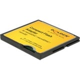 DeLOCK 61795 carte et adaptateur d'interfaces, Lecteur de carte Noir/Jaune, CompactFlash, 36,4 mm, 42,8 mm, 3,3 mm