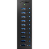 ICY BOX IB-AC6110 USB 3.2 Gen 1 (3.1 Gen 1) Type-B 5000 Mbit/s Noir, Hub USB Noir, USB 3.2 Gen 1 (3.1 Gen 1) Type-B, USB 3.2 Gen 1 (3.1 Gen 1) Type-A, 5000 Mbit/s, Noir, Aluminium, Chine