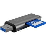 ICY BOX IB-CR200-C Lecteur de cartes externe avec connecteur multi-USB Anthracite