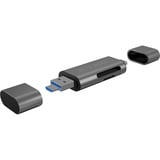 ICY BOX IB-CR200-C Lecteur de cartes externe avec connecteur multi-USB Anthracite