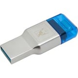 Kingston MobileLite Duo 3C, Lecteur de carte Argent, USB 3.1