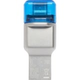 Kingston MobileLite Duo 3C, Lecteur de carte Argent, USB 3.1