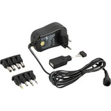 goobay NTS 1000 EuP MW 3K10GS adaptateur de puissance & onduleur Noir, Bloc d'alimentation Noir, 12 V, 1000 mAh, Noir