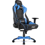 AKRacing Pro Siège de jeu sur PC Siège capitonné Noir, Bleu, Siège gaming Noir/Bleu, Siège de jeu sur PC, 150 kg, Siège capitonné, Dossier capitonné, Course, PC