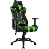 Aerocool AC120 AIR Siège de jeu universel Siège rembourré Vert, Noir, Siège gaming Noir/Vert, Siège de jeu universel, 150 kg, Siège rembourré, Dossier rembourré, Course, Métal