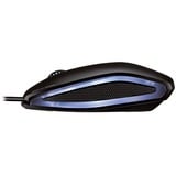 CHERRY Gentix Corded Optical Illuminated Mouse (Souris optique lumineuse avec fil) Noir, 1000 dpi, Vente au détail
