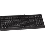 CHERRY KC 1000 clavier Noir, Layout BE (AZERTY), Rubberdome