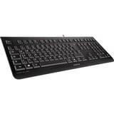 CHERRY KC 1000 clavier Noir, Layout BE (AZERTY), Rubberdome