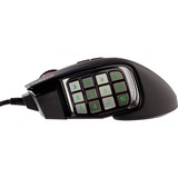Corsair Scimitar RGB Elite, Souris gaming Noir, 18.000 dpi, LED RGB