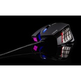 Corsair Scimitar RGB Elite, Souris gaming Noir, 18.000 dpi, LED RGB