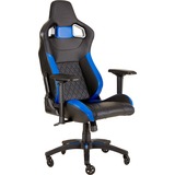 Corsair T1 Race Siège de jeu sur PC Noir, Bleu, Siège gaming Noir/Bleu, Siège de jeu sur PC, 120 kg, Course, Nylon, Noir, Métal