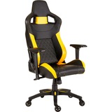 Corsair T1 Race Siège de jeu sur PC Noir, Jaune, Siège gaming Noir/Jaune, Siège de jeu sur PC, 120 kg, Course, Nylon, Noir, Métal