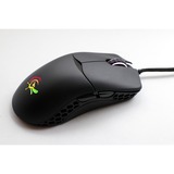 Ducky Feather, Souris gaming Noir, 400 - 16.000 dpi, RGB LED