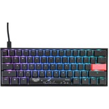 Ducky Mecha Mini RGB, Clavier gaming Noir, Layout US, Cherry MX Silent, LED RGB, 60%, PBT double-shot