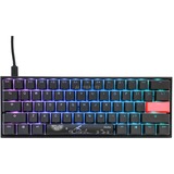 Ducky Mecha Mini, Clavier Noir, MX Silent Red, BE lay-out, RGB leds, 60%, ABS