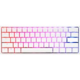 Ducky One 2 Mini RGB Pure White, Clavier Gaming Blanc, MX Blue, BE lay-out, RGB leds, 60%, ABS