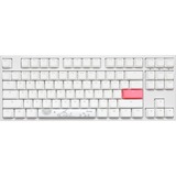 Ducky One 2 RGB TKL, Clavier gaming Blanc, LED RGB, TKL, PBT double-shot