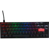 Ducky One 2 SF, Clavier Gaming Noir/Blanc, 65%, LED SMD RGB, ABS, MX Silent Red, BE lay-out