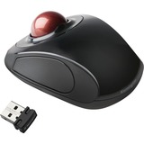Kensington Orbit Wireless Mobile TrackBall Noir/Rouge, Ambidextre, Trackball, RF sans fil, Noir