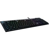 Logitech G815 LIGHTSYNC RGB Mechanical Gaming Keyboard Noir, Layout FR, GL Tactile, LED RGB