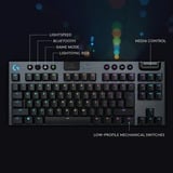 Logitech G915 TKL LIGHTSPEED Wireless RGB Mechanical, clavier gaming Noir, GL Tactile, LED RGB, TKL
