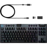 Logitech G915 TKL LIGHTSPEED Wireless, clavier gaming Noir, GL Tactile, TKL, LED RGB