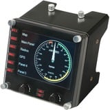 Logitech G Pro Flight Instrument Panel, Tableau de bord Noir, PC