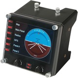 Logitech G Pro Flight Instrument Panel, Tableau de bord Noir, PC