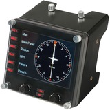 Logitech G Pro Flight Instrument Panel, Tableau de bord Noir, PC