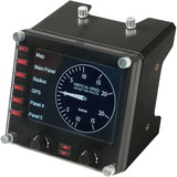 Logitech G Pro Flight Instrument Panel, Tableau de bord Noir, PC