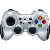 Logitech G Wireless Gamepad F710, Manette de jeu Argent/Noir