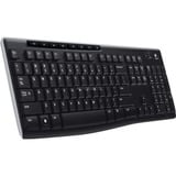 Logitech K270, clavier Noir, Layout BE, Vente au détail