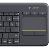 Logitech K400 Plus Dark Grey BE, clavier Gris foncé, Layout BE
