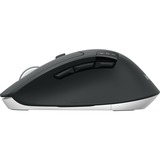 Logitech M720 Triathlon Mouse, Souris Noir, Droitier, Optique, RF sans fil + Bluetooth, 1000 DPI, Noir, Blanc