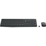 Logitech MK23, set de bureau Noir, Mise en page aux États-Unis (international)