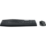 Logitech MK850 Performance Wireless set de bureau Noir, Layout BE (AZERTY), Bluetooth