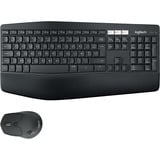 Logitech MK850 Performance, set de bureau Noir, Layout BE, Bluetooth