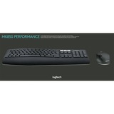 Logitech MK850 Performance, set de bureau Noir, Layout BE, Bluetooth