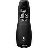 Logitech R400, Présentateur Noir, Vente au détail