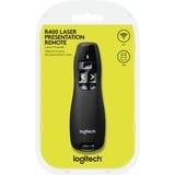 Logitech R400, Présentateur Noir, Vente au détail