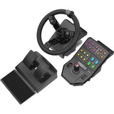 Logitech Saitek Farm Sim Controller, Volant Noir/gris, Volant + pédales, PC, Analogique/Numérique, 900°, Avec fil, USB 2.0